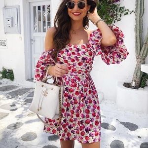 NWT ZARA FLORAL DRESS